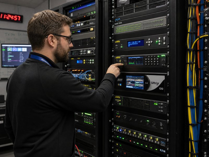 Technik-Rack Broadcast